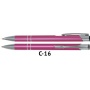 Długopis automatyczny COSMO z grawerem różowy, Długopisy, Artykuły do pisania i korygowania