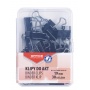 Klipy do dokumentów OFFICE PRODUCTS, 19mm, 30szt., w pudełku, czarne, Klipy, Drobne akcesoria biurowe