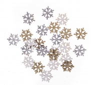 DREW.BROK.ŚNIEŻYNKI DWUSTR.1,6CM ZŁ/SR/BIAŁE /24/, Podkategoria, Kategoria