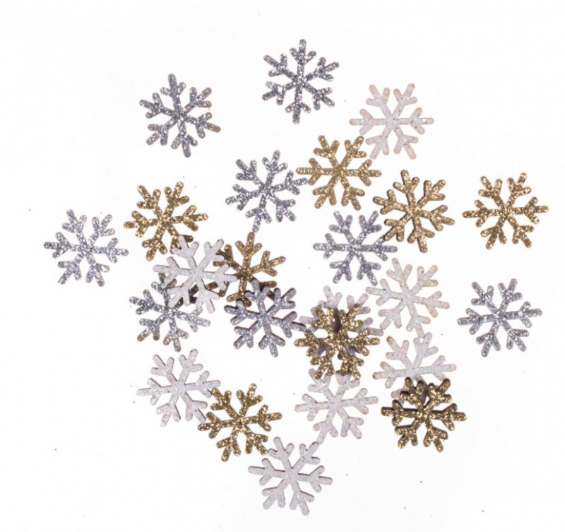 DREW.BROK.ŚNIEŻYNKI DWUSTR.1,6CM ZŁ/SR/BIAŁE /24/, Podkategoria, Kategoria