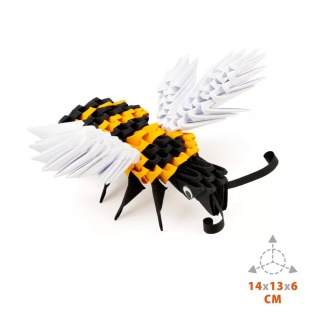 ORIGAMI 3D-PSZCZOŁA / BEE=, Origami, Art. kreatywne