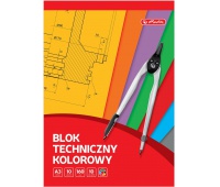 BLOK TECHNICZNY A3 10K KOLOROWY