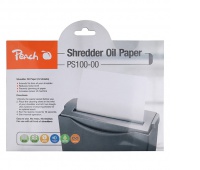 Peach PS100-00 Shredder Lubricant Paper (12 Pack), Shredders, Office appliances and machines