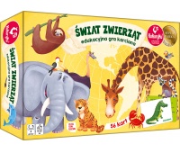 ŚWIAT ZWIERZĄT - EDU. GRA KARCIANA 4244, Edukacyjne, Gry