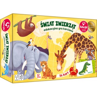ŚWIAT ZWIERZĄT - EDU. GRA KARCIANA 4244, Edukacyjne, Gry