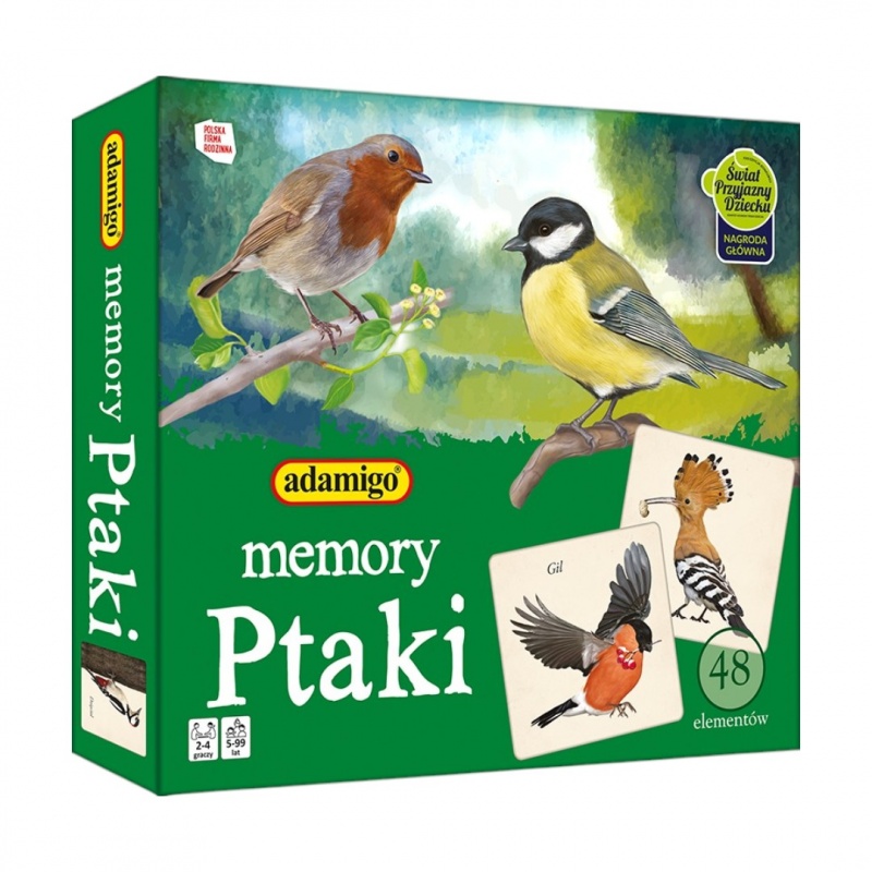 PTAKI ADAMIGO MEMORY 7271, Domino i memos, Gry