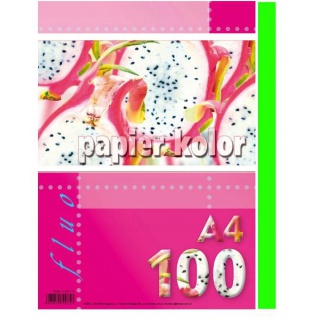 PAPIER A4 /100/ ZIELONY FLUO, Podkategoria, Kategoria