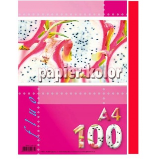 PAPIER A4 /100/ CZERWONY FLUO, Podkategoria, Kategoria