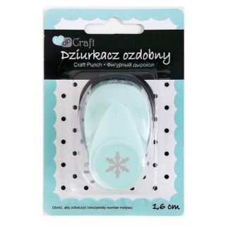DZIURKACZ OZDOBNY 1,6cm ŚNIEŻYNKA, Podkategoria, Kategoria