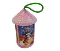 LAMPION PLASTIKOWY LPD 001 wys.17cm, Boże Narodzenie, Art. świąteczne i okolicznościowe