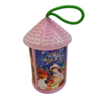 LAMPION PLASTIKOWY LPD 001 wys.17cm, Boże Narodzenie, Art. świąteczne i okolicznościowe