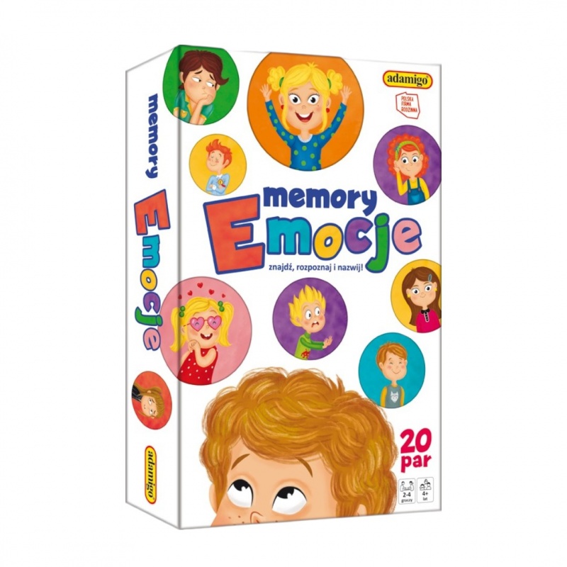 EMOCJE - adamigo memory 7660, Domino i memos, Gry