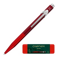 Długopis CARAN D'ACHE 849 Wonder Forest, M, czerwony, Długopisy, Artykuły do pisania i korygowania