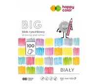 BLOK RYSUNKOWY BIAŁY BIG A4 100ARK HAPPY COLOR, Podkategoria, Kategoria