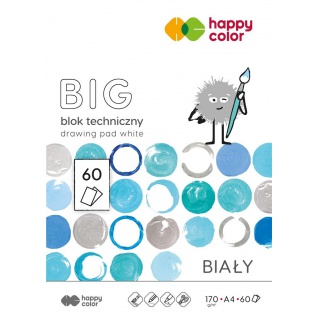 BLOK TECHNICZNY A4 170GR.10K.BIAŁY BIG 60K. H.COL, Podkategoria, Kategoria
