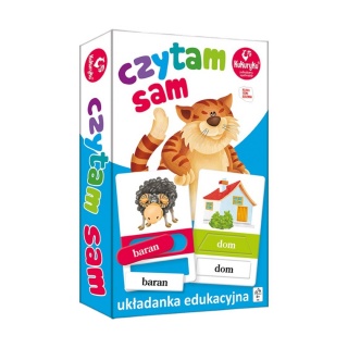 CZYTAM SAM - UKŁADANKA, Edukacyjne, Zabawki