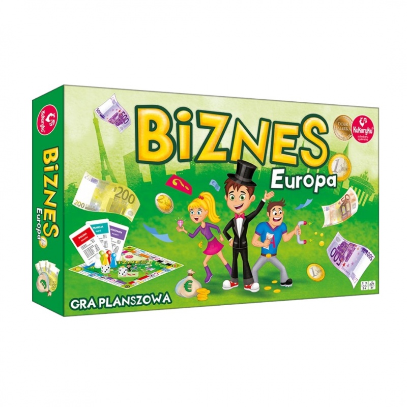 BIZNES EUROPA - GRA PLANSZOWA 3179, Towarzyskie, Gry
