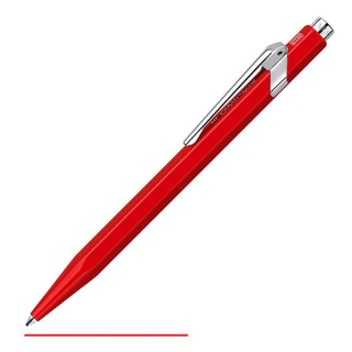 Długopis CARAN D'ACHE 849 Classic Line, M, czerwony z czerwonym wkładem, Długopisy, Artykuły do pisania i korygowania