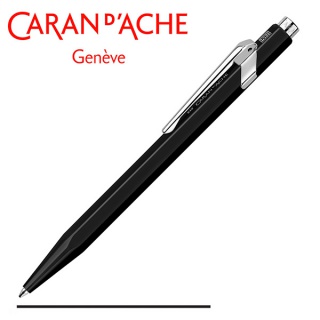Długopis CARAN D'ACHE 849 Classic Line, M, czarny z czarnym wkładem, Długopisy, Artykuły do pisania i korygowania