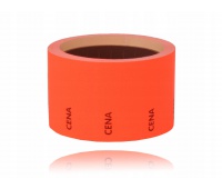 CENA ROLKA 25X38MM.Z NADRUKIEM CZERWONA 5szt., Podkategoria, Kategoria