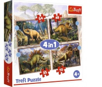 Puzzle 4w1 - Ciekawe Dinozaury=, Podkategoria, Kategoria