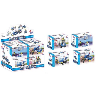 KLOCKI KONSTR ALLEBLOX POLICJA 63-64EL 15X10X5, Podkategoria, Kategoria