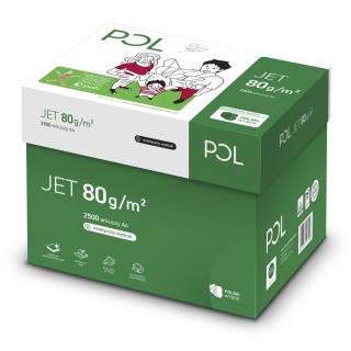 Papier ksero POL JET, A4, klasa A, 166CIE, 80gsm, 500ark., Papier do kopiarek, Papier i etykiety