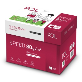 Papier ksero POL SPEED, A4, klasa C, 153CIE, 80gsm, 500ark., Papier do kopiarek, Papier i etykiety