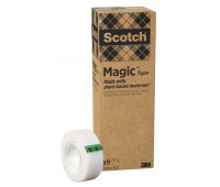 Office tape SCOTCH&reg; Magic&trade; (900-1933-9), 66% plant-based adhesive, matte, 19mm, 33m, 9 pcs, Office tapes, Small office accessories, EKO-CERT