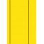 Teczka z gumką A4 KONFEX TG06 , 300G, żółta, Teczki płaskie, Archiwizacja dokumentów