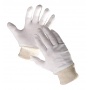 Rękawice montażowe TIT, bawełna, rozm. 10, białe, Rękawice, Ochrona indywidualna