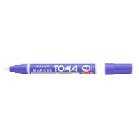 Marker olejowy TOMA, TO-440, okrągły, 2, 5 mm, fioletowy, Markery, Artykuły do pisania i korygowania