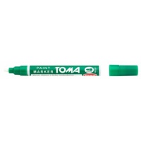 Marker olejowy TOMA, TO-440, okrągły, 2, 5 mm, zielony, Markery, Artykuły do pisania i korygowania