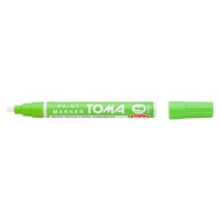 Marker olejowy TOMA, TO-440, okrągły, 2, 5 mm, jasno zielony, Markery, Artykuły do pisania i korygowania