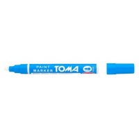 Marker olejowy TOMA, TO-440, okrągły, 2, 5 mm, niebieski, Markery, Artykuły do pisania i korygowania