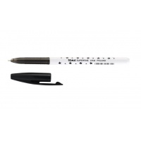 Długopis TOMA, TO-059, Superfine w gwiazdki czarny, Długopisy, Artykuły do pisania i korygowania