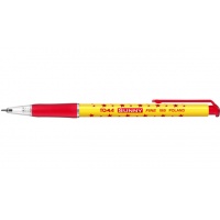Długopis TOMA, TO-060, Sunny automatyczny w gwiazdki czerwony, Długopisy, Artykuły do pisania i korygowania