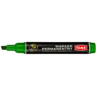 Marker permanentny TOMA, TO-133, ścięty, 2, 5 mm, zielony, Markery, Artykuły do pisania i korygowania