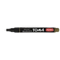 Marker olejowy TOMA Fine, TO-441, okrągły, 1, 5 mm, złoty, Markery, Artykuły do pisania i korygowania