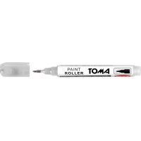 Marker olejowy TOMA Paint Roller, TO-445, okrągły, 1, 0 mm, biały, Markery, Artykuły do pisania i korygowania