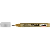 Marker olejowy TOMA Paint Roller, TO-445, okrągły, 1, 0 mm, złoty, Markery, Artykuły do pisania i korygowania