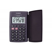 Kalkulator kieszonkowy CASIO HL-820LV-B BK, 8-cyfrowy, 127x104mm, czarny, box, Kalkulatory, Urządzenia i maszyny biurowe