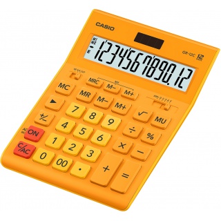 KALKULATOR CASIO GR-12C 12POZ. POMARAŃCZ, Podkategoria, Kategoria