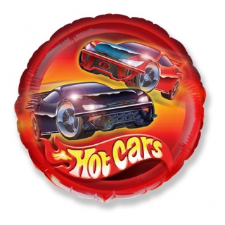 BALON FOLIOWY 18" FX SAMOCHODY HOT CARS OKRĄGŁY, Podkategoria, Kategoria