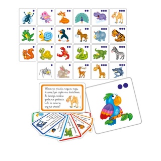ZAGADKOWE ZOO - MINI 7707, Edukacyjne, Gry