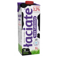  Mleko ŁACIATE, bez laktozy 3,2%, 1 l, Mleka i śmietanki, Artykuły spożywcze