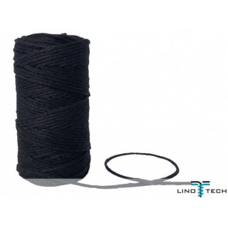 SZNUREK DO MAKRAMY BAWEŁN CZARNY METALIZ. 3mm/100, Podkategoria, Kategoria