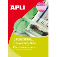 APLI Transparency films, A4, 100 sheets