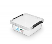 Pojemnik do przechowywania MOXOM Simple Box, 6l, transparentny, Pudła, Wyposażenie biura