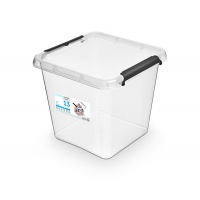 Pojemnik do przechowywania MOXOM Simple Box, 13l, transparentny, Pudła, Wyposażenie biura